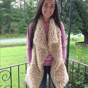 Camel Fur Vest